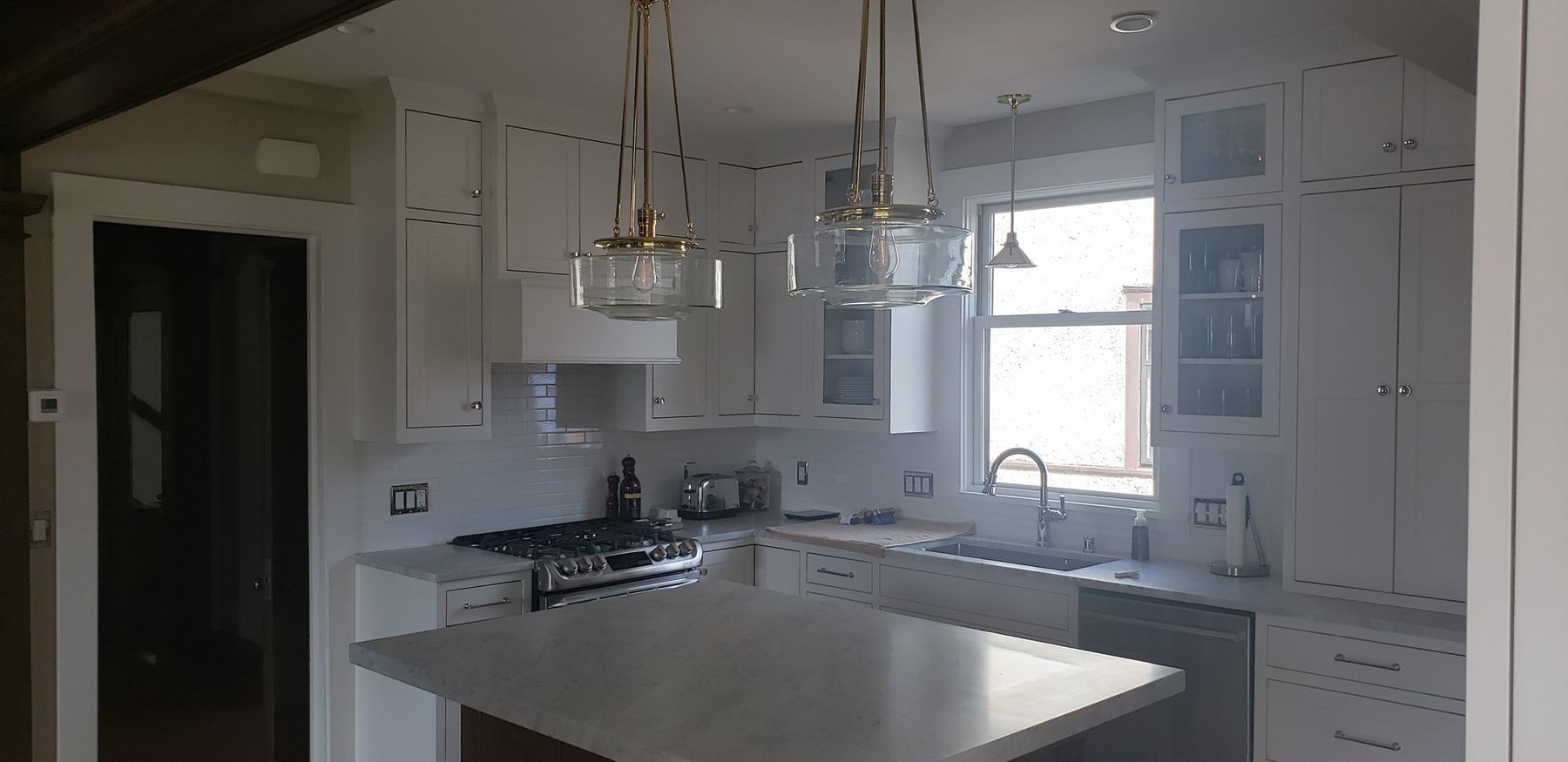Remodeled white kitchen