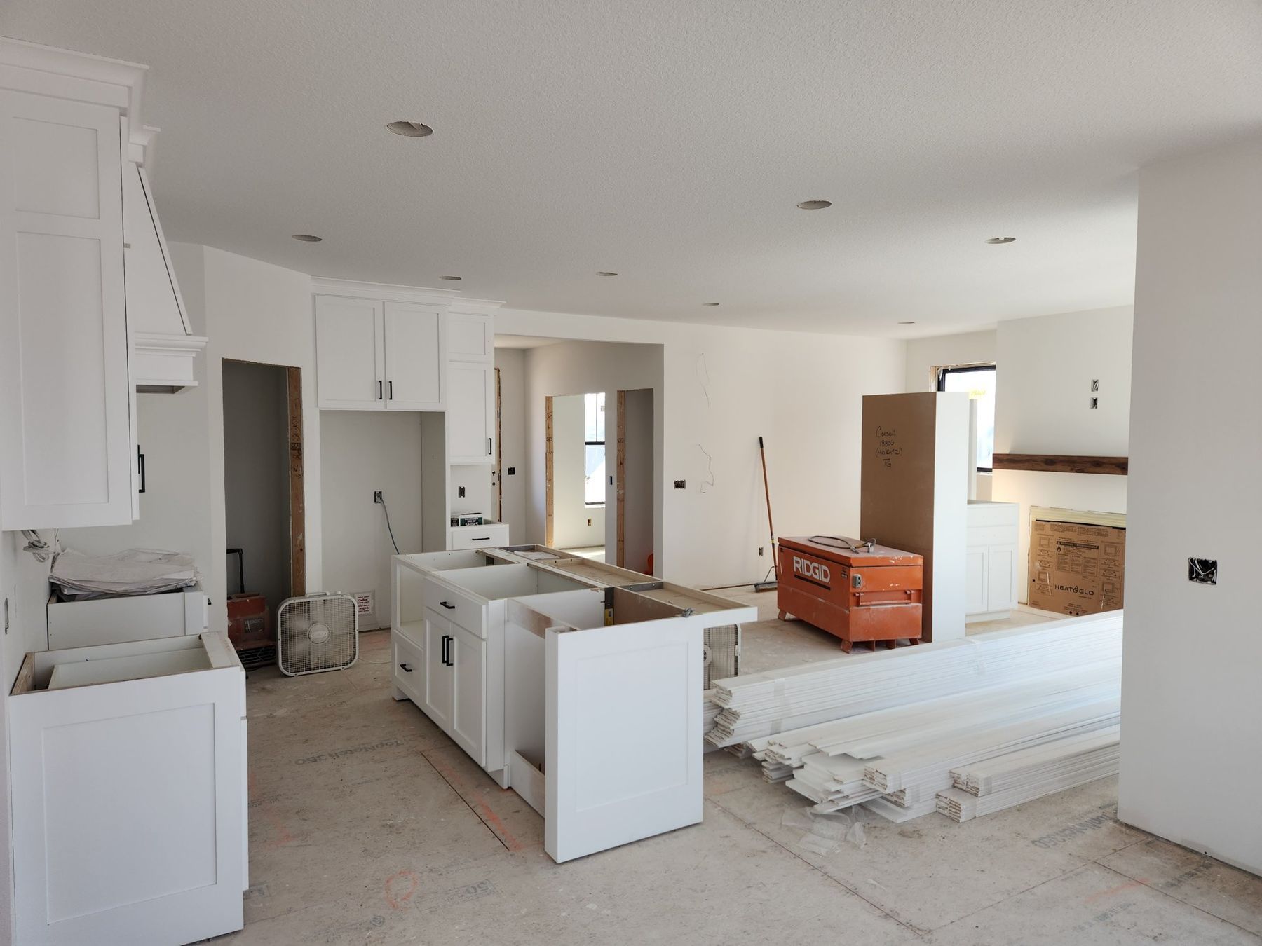 New drywall primed